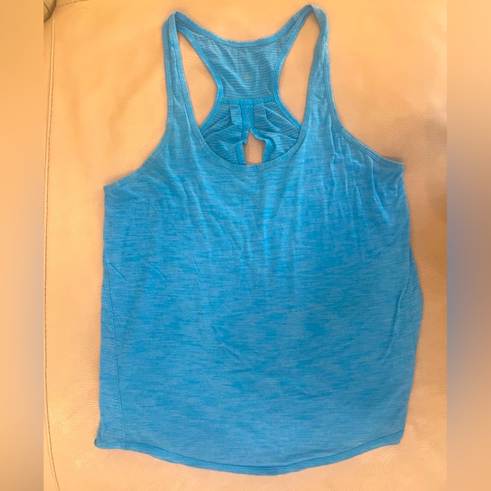 Lululemon Tank Top Women Small Sky Blue Racerback Sport Gym Workout Active